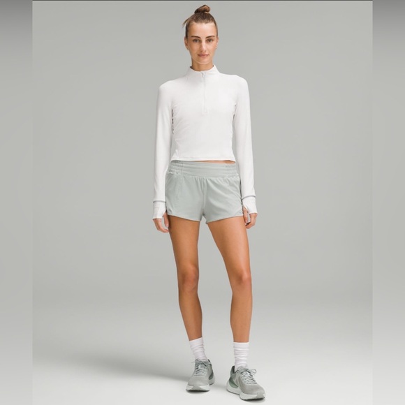 NWT Lululemon It’s Rulu Ribbed Cropped Half Zip - Picture 2 of 8